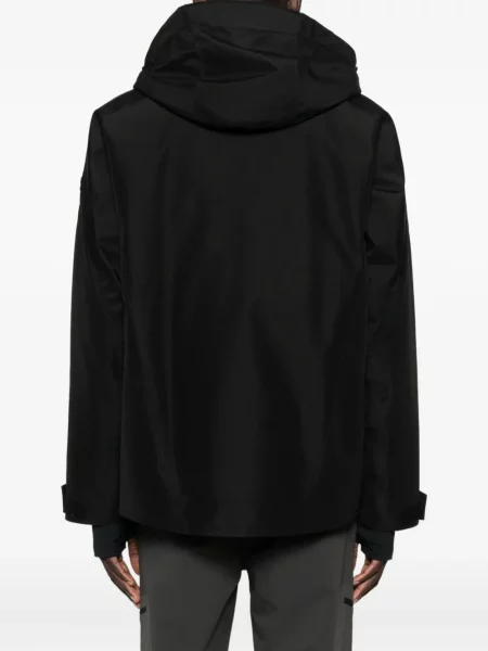 Geacă Moncler Grenoble cu glugă negru