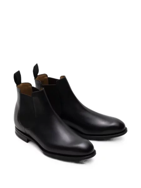 Botine chelsea Church's din piele negru