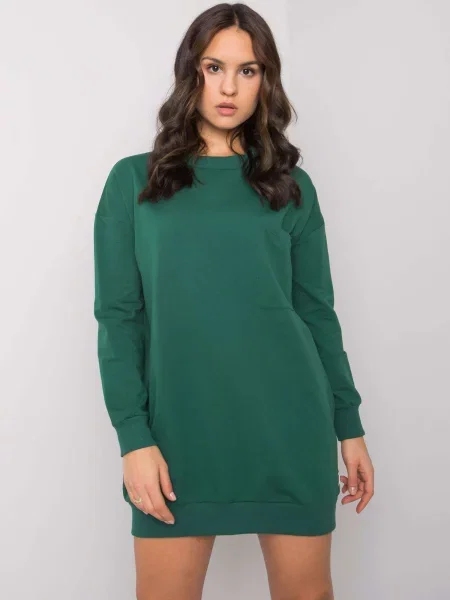 Rochie Rue Paris de costum verde