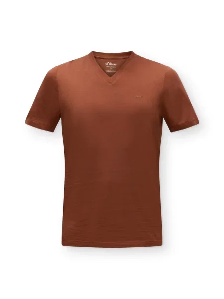 S.Oliver Tricou ruginiu maro