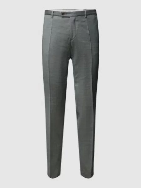 Spodnie do garnituru o kroju slim fit z dodatkiem streczu Cg - Club Of Gents zielone