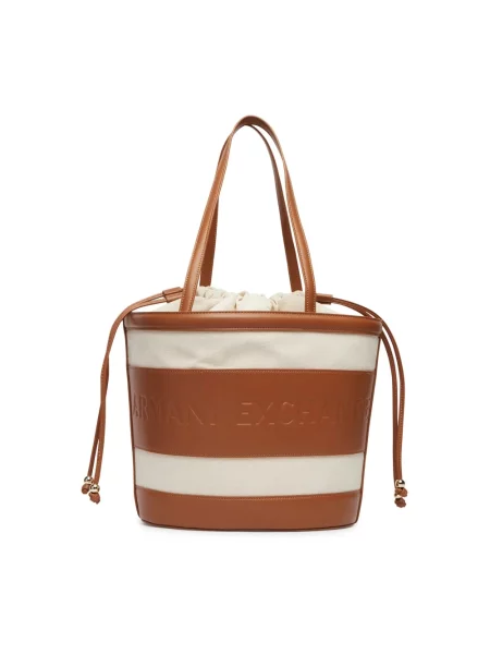 Torebka Armani Exchange brązowa