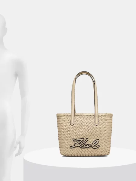 Кожаная сумка Karl Lagerfeld K/Signature