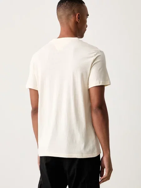 Tommy Jeans T-shirt damski beżowa