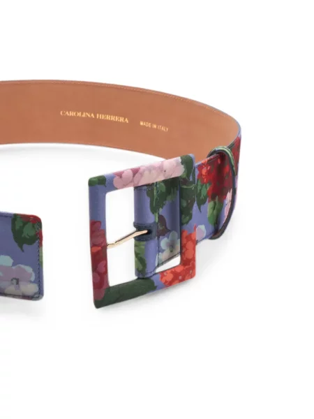 Curea Carolina Herrera cu imagine albastru
