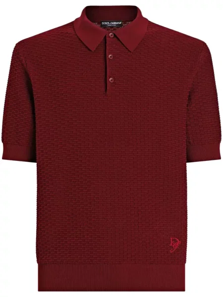 Polo Dolce & Gabbana tricotate roșu