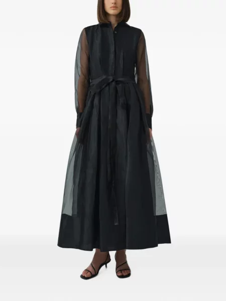 Rochie maxi Simkhai din organza negru