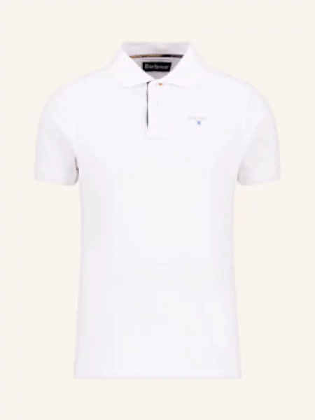 Barbour Polokošile Z Piké bílá