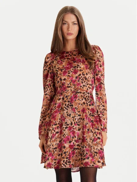 Рокля Morgan къса разкроена RIZAC.F кафяво