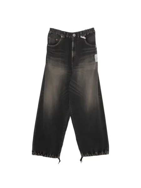 Blugi Maison Mihara Yasuhiro cu autograf negru