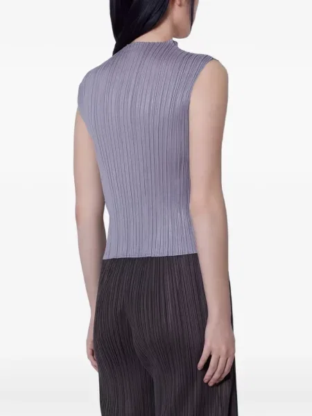 Τοπ Pleats Please Issey Miyake μωβ