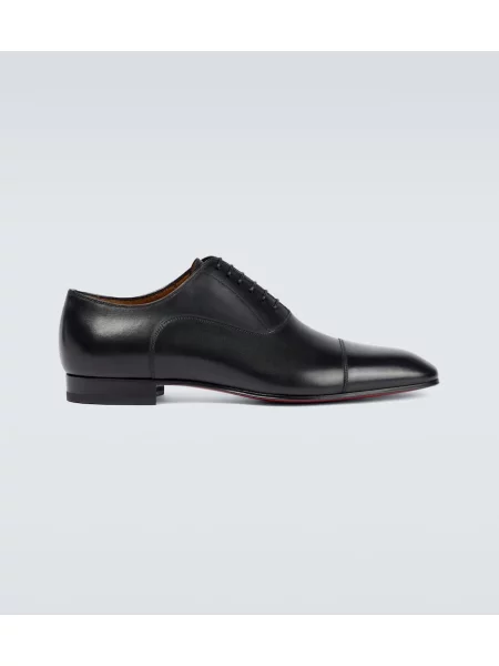 Oxford Christian Louboutin din piele negru