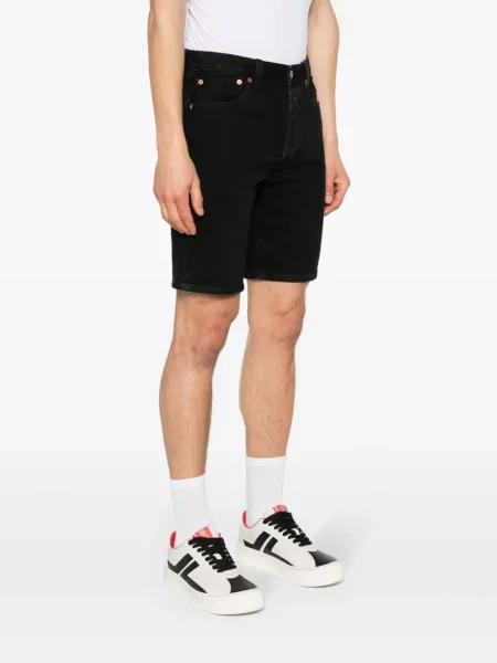 Talie medie pantaloni scurți din denim Levi's® negru