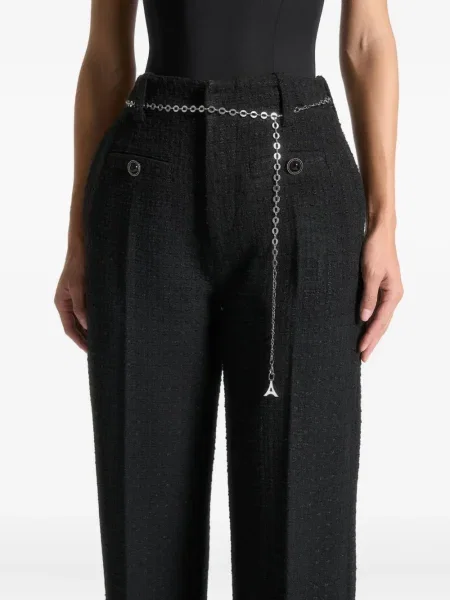 Παντελόνι Manière De Voir tweed μαύρο