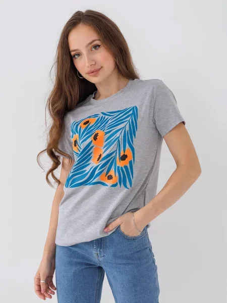 Футболка Lawa серая