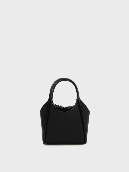 Шкіряна міні сумочка Karl Lagerfeld чорна