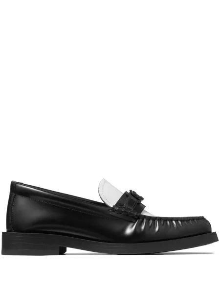 Pantofi loafer Jimmy Choo din piele negru