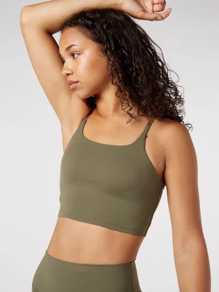 YO-GAYA Αθλητικό σουτιέν Sports Bra λαδί