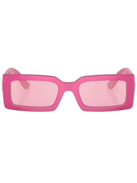 Ochelari de soare Dolce & Gabbana Eyewear cu autograf roz