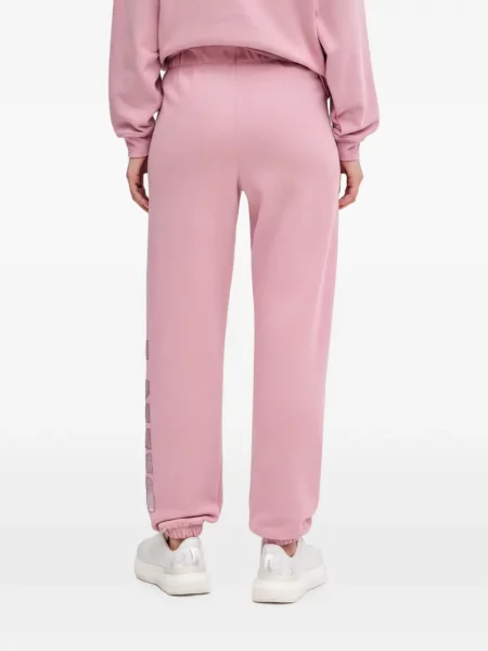 Pantaloni Dkny alergare cu autograf roz