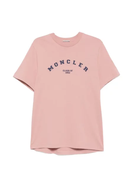 Tricou Moncler cu imagine roz