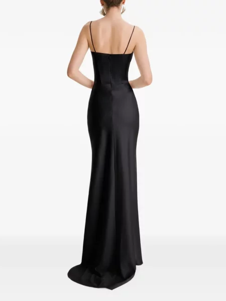 Rochie Framboise din satin negru