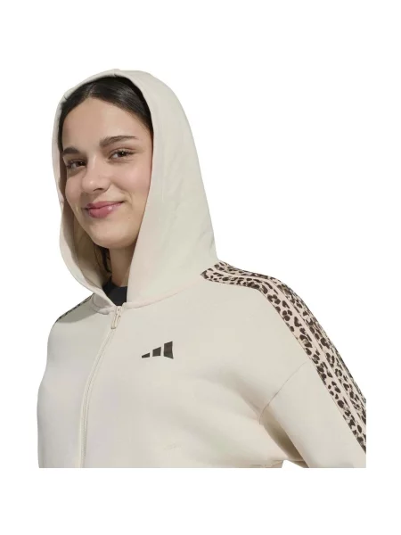 ADIDAS SPORTSWEAR Sportovní mikina / šedobéžová / černá béžová