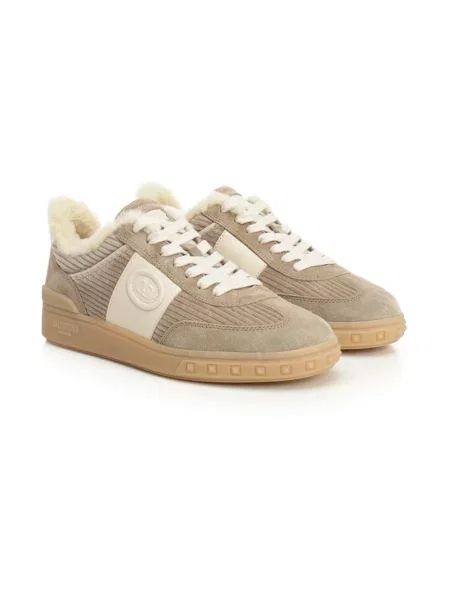 Sneakersy Valentino Garavani skórzane beżowe