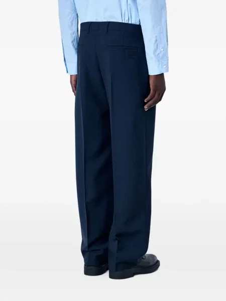 Pantaloni Miu Miu albastru