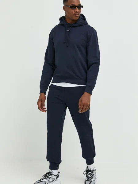 HUGO melegítő szett sötétkék férfi fekete