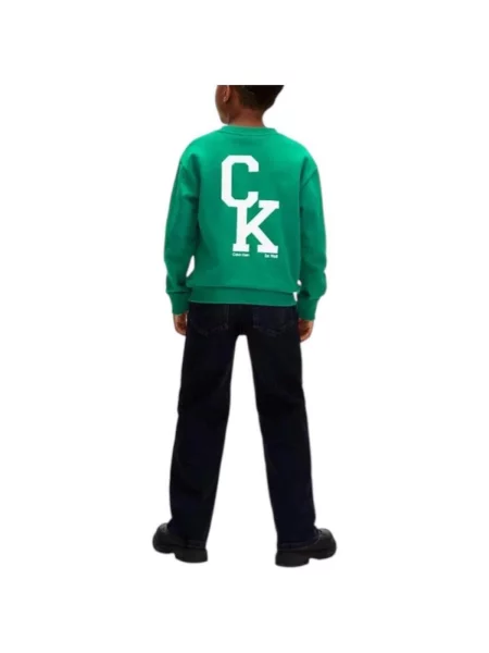 Mikina Calvin Klein Jeans zelená