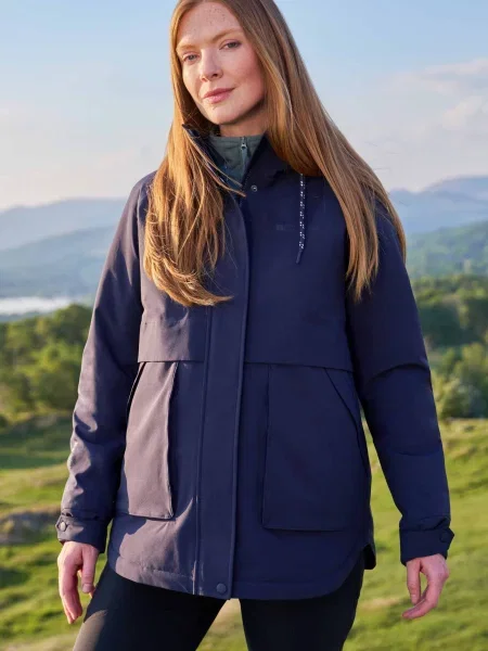 Wodoodporna ocieplana kurtka Chestnut Navy granatowa