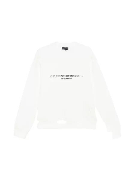 Bluza Emporio Armani z logo biała
