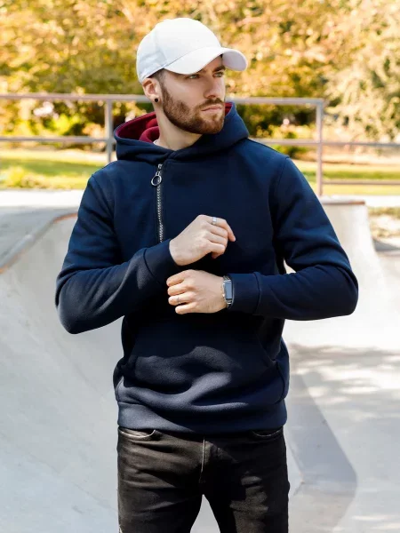 ISSA Plus Кофта спортивна Текстиль синій