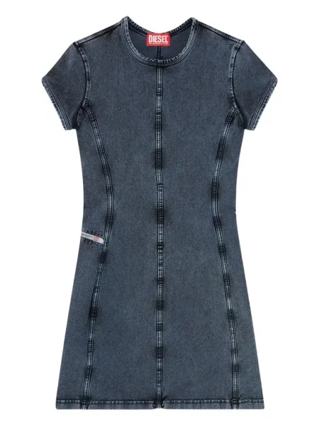 Rochie din denim Diesel negru