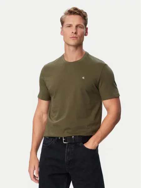 Calvin Klein Jeans Marškinėliai Chaki