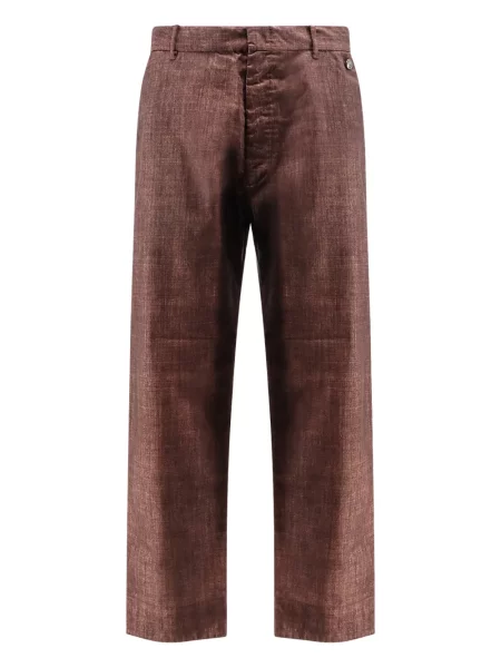 Pantaloni Massimo Osti Studio de lână maro