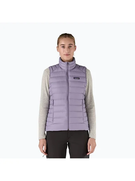 Vestă pentru femei Patagonia Down Sweater concrete purple violet