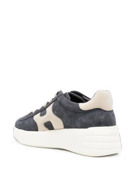 Szarvasbőr sneaker Hogan autogrammal kék