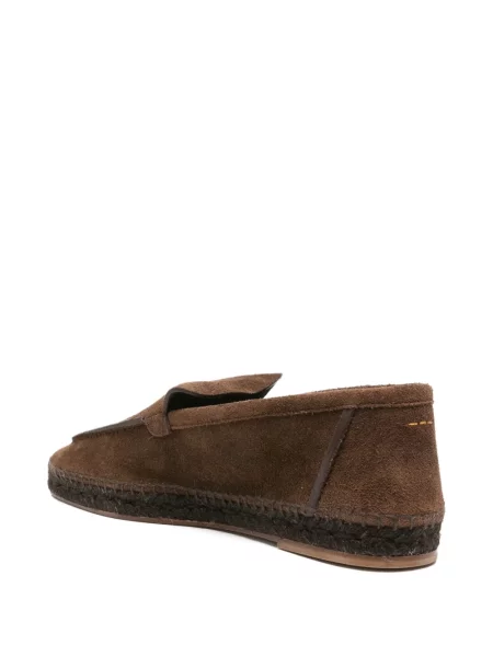 Espadrile Castaner din piele de căprioară maro