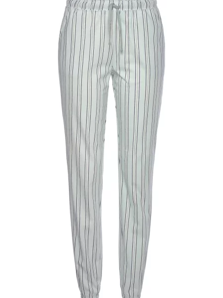 VIVANCE Pantaloni de pijama Dreams verde bleumarin alb
