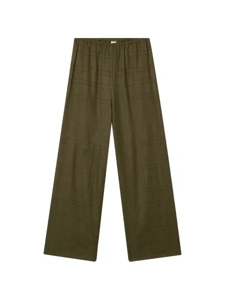 Панталон Toteme с принт кафяво