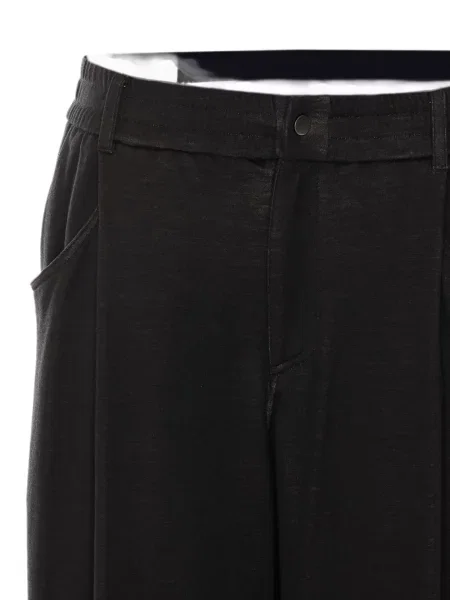 Pantaloni Brunello Cucinelli evazate negru