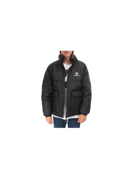 Converse Short Down Jacket Mężczyźni Kurtki Converse Size: M czarny