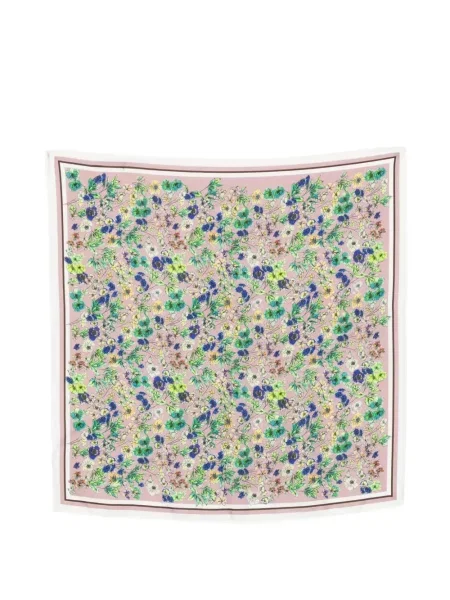 Fular Marc O'polo cu model floral cu imagine roz