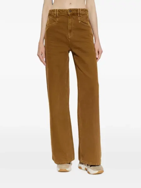 Blugi cu picior larg Isabel Marant maro