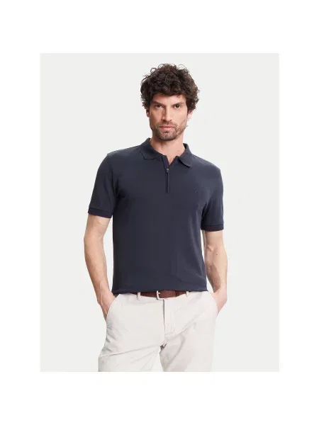 Pierre Cardin Polo majica C5 Mornarsko Regular Fit modra
