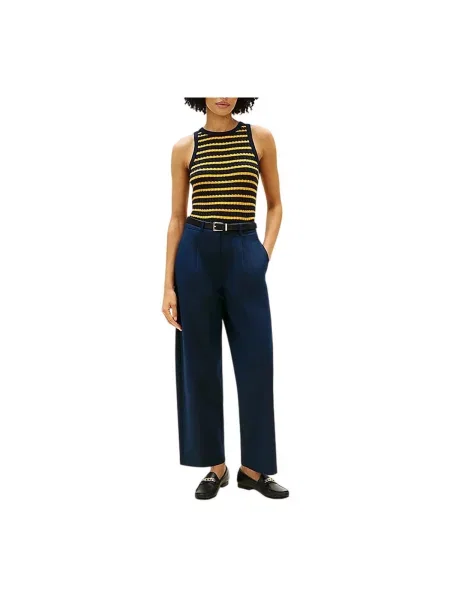 Nohavice Tommy Hilfiger modrá
