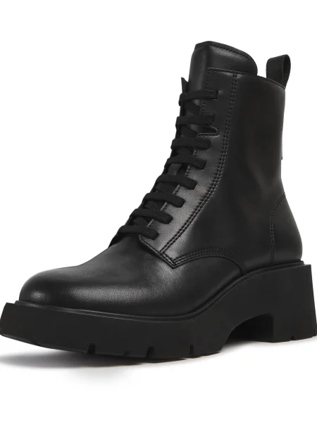 Botine Camper cu șireturi negru