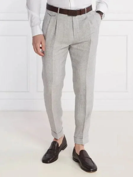 Windsor De in pantaloni chino 13 Sapo gri